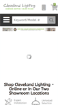 Mobile Screenshot of clevelandlighting.com