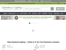Tablet Screenshot of clevelandlighting.com